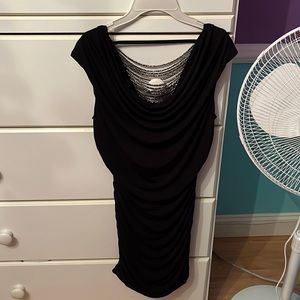 Short black dress